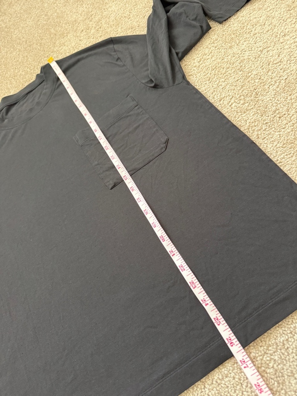Lululemon The Fundamental Oversized Long Sleeve Pocket T Shirt Black - Picture 7 of 7